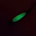 Vintage   Hopkins Smoothie Jig Lure UV Glow, 2/5oz Green / Pink / Nickel fishing spoon #10424