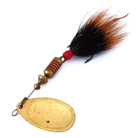 Vintage Mepps Aglia 3 dressed (squirrel tail) Fluo UV, 1/4oz Fluo spinning lure #10431