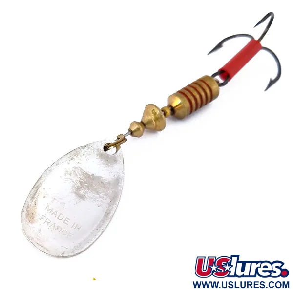 Vintage   Mepps Aglia 3, 1/4oz Silver spinning lure #10432