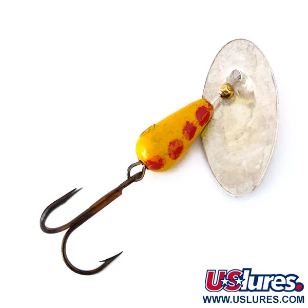 Vintage   Panther Martin 6, 3/16oz Silver / Yellow spinning lure #10437
