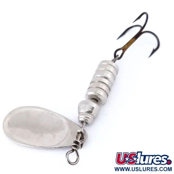 Vintage   Luhr Jensen Metric , 3/16oz Nickel spinning lure #10438