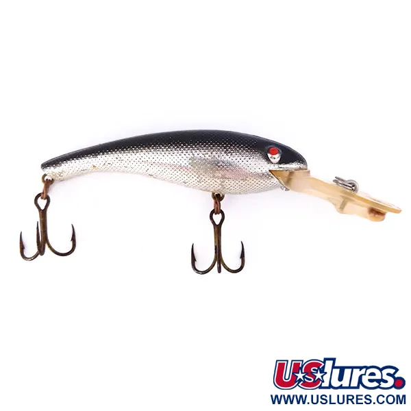 Vintage   Cotton Cordell Wally Diver, 1/2oz Silver fishing lure #10440