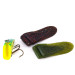 Vintage   Berkley PowerBait Power Rattle (Replaceable fins), 1/2oz Chartreuse / Green / Red fishing lure #10454