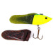 Vintage   Berkley PowerBait Power Rattle (Replaceable fins), 1/2oz Chartreuse / Green / Red fishing lure #10454