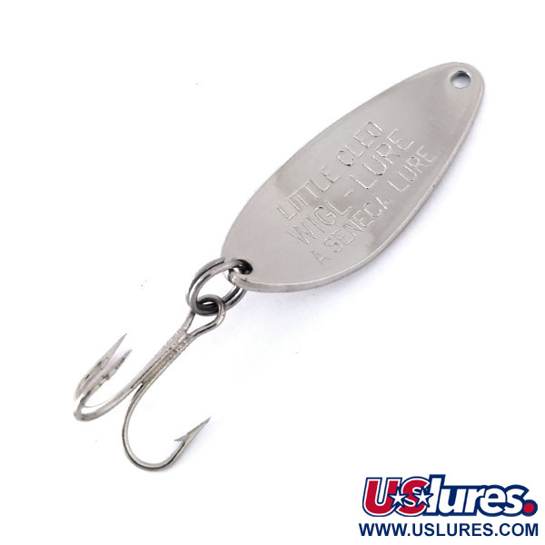 Vintage  Seneca Little Cleo, 1/4oz Nickel fishing spoon #10460