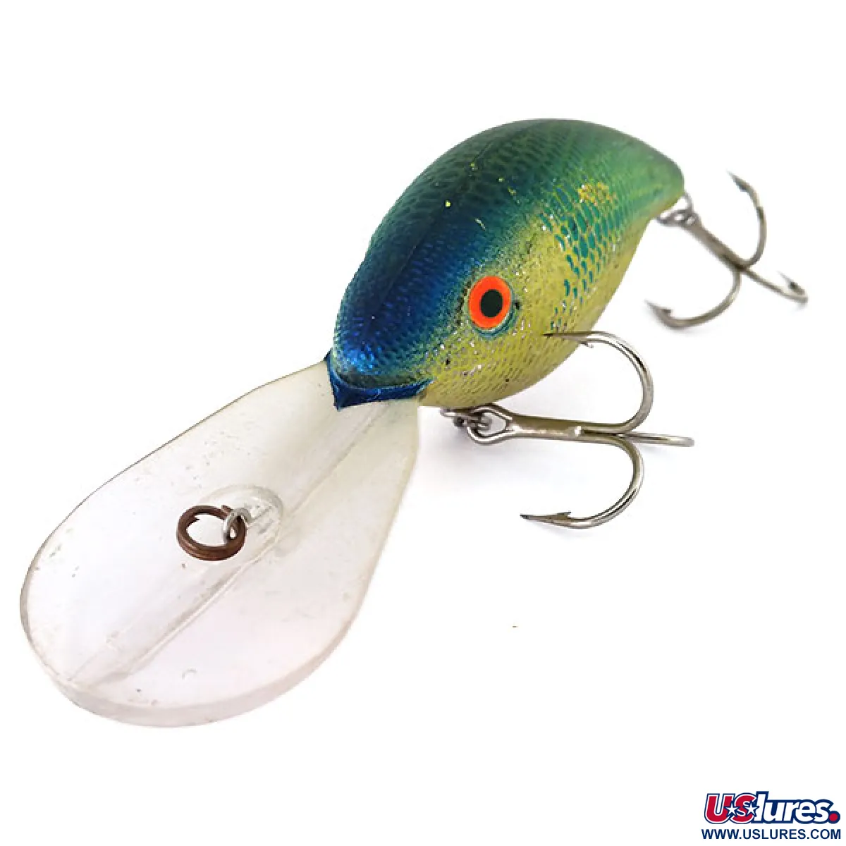 Vintage Mann's Bait Mann's Depth Plus Ol' Homer 20+, 3/4oz fishing lure  #10479