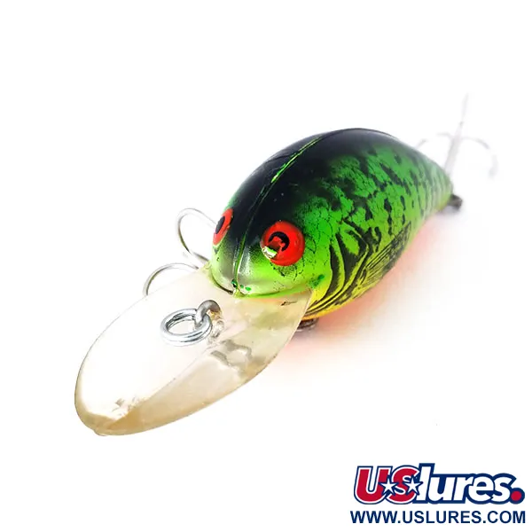 Vintage Bomber model 6A UV, 1/3oz UV Glow in UV light, Fluorescent fishing lure #10480