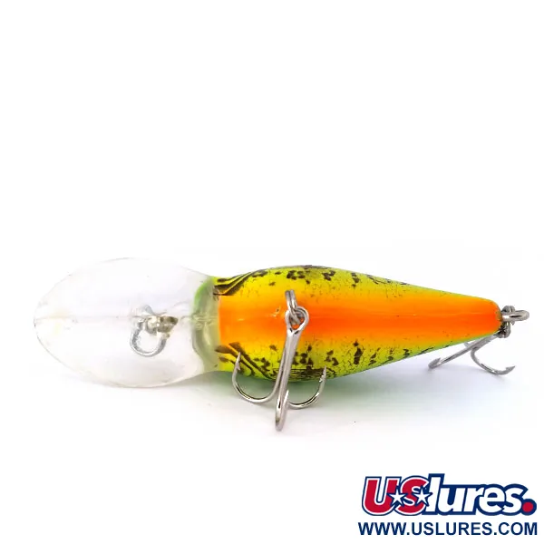 Vintage Bomber model 6A UV, 1/3oz UV Glow in UV light, Fluorescent fishing lure #10480
