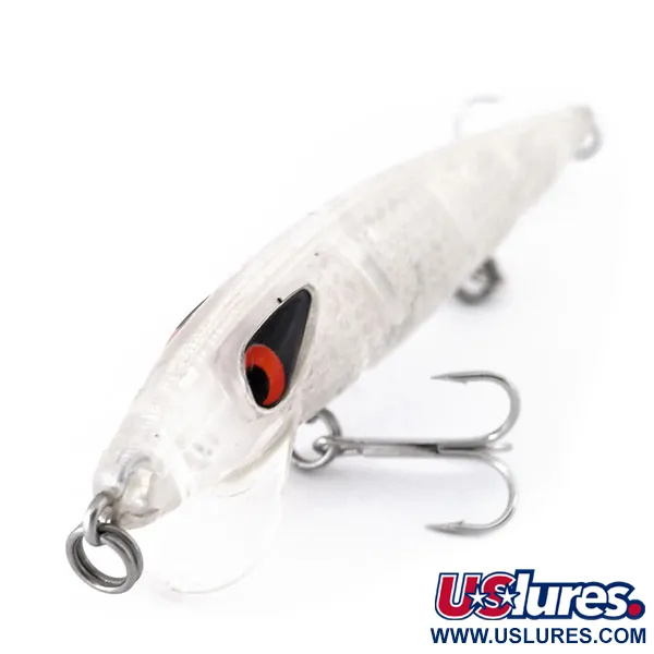 Vintage   Smithwick Suspending Rattlin’ Rogue, 1/2oz Transparent White fishing lure #10481