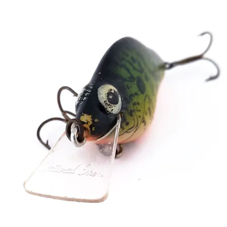 Vintage Lazy Ike Natural Ike, 1/2oz Perch fishing lure #10487