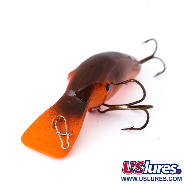Vintage Lindy / Little Joe Lindy Shadling, 3/16oz Orange fishing lure #10488