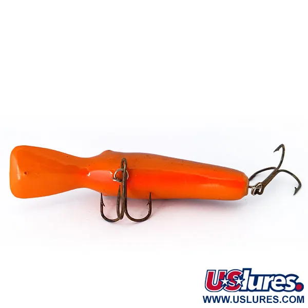 Vintage Lindy / Little Joe Lindy Shadling, 3/16oz Orange fishing lure #10488
