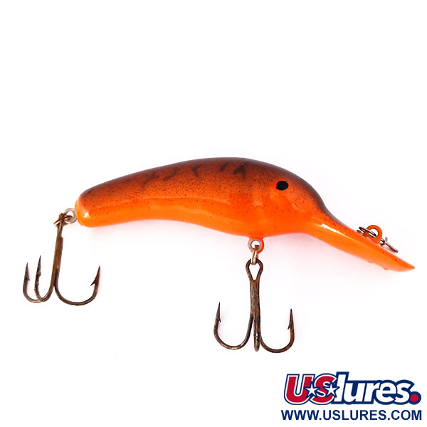 Vintage  Lindy / Little Joe Lindy Shadling, 3/16oz Orange fishing lure #10488