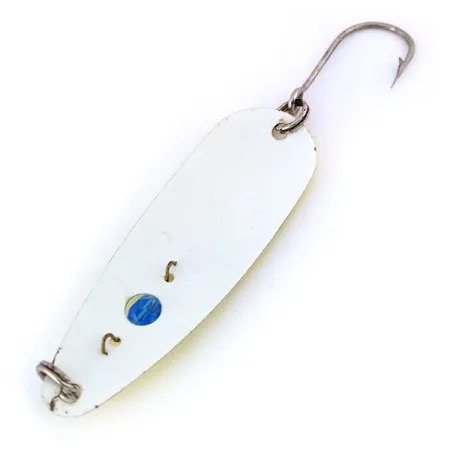 Vintage Eppinger Red Eye Evil Eye UV, 3/16oz Yellow / Red / White / Blue Eye fishing spoon #10496