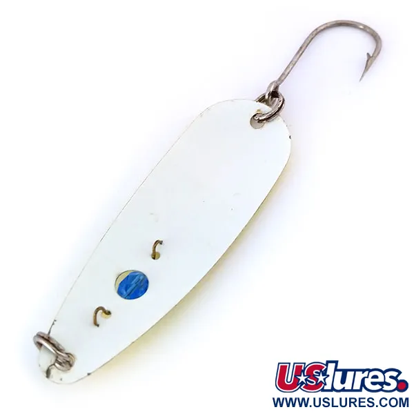 Vintage  Eppinger Red Eye Evil Eye UV, 3/16oz Yellow / Red / White / Blue Eye fishing spoon #10496