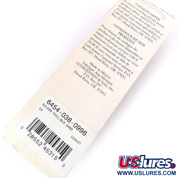 Luhr Jensen P.J.POP Wooden Hand-made lure, 3/8oz fishing lure #10499