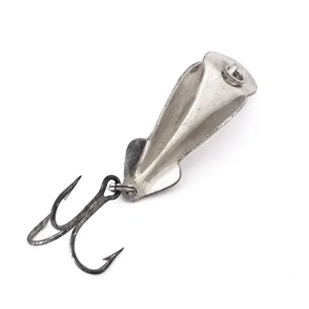 Vintage Buck Perry Spoonplug, 3/16oz Nickel fishing spoon #10500