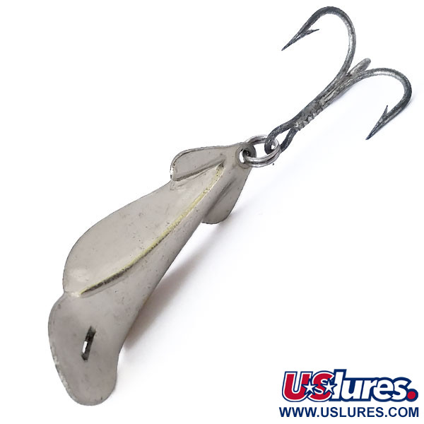 Vintage   Buck Perry Spoonplug, 3/16oz Nickel fishing spoon #10500