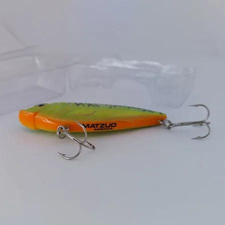 Matzuo Lipless UV, 1/2oz Fire Tiger fishing lure #10502