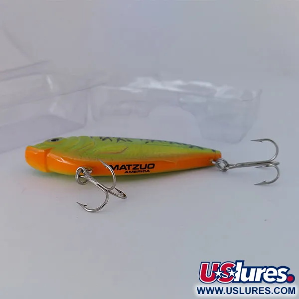   Matzuo Lipless UV, 1/2oz Fire Tiger fishing lure #10502
