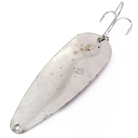 Vintage Cabela's, 3/4oz Red / White / Nickel fishing spoon #10507