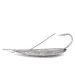Vintage   Weedless Johnson Silver Minnow, 3/4oz Silver fishing spoon #10508