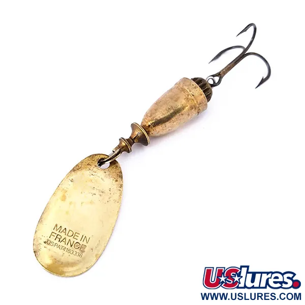 Vintage   Blue Fox Super Vibrax 3, 1/4oz Brass spinning lure #10514