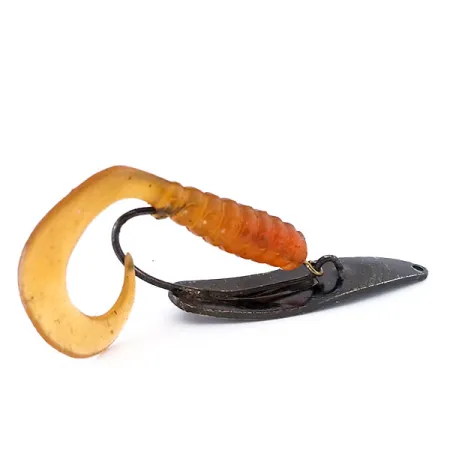 Vintage Mepps timber Doodle 0, 1/4oz Black fishing spoon #10524