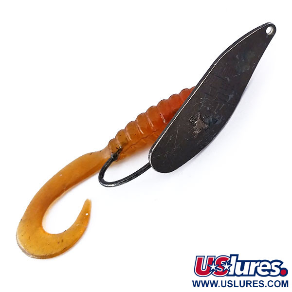 Vintage Mepps Lusox 2, 3/5oz Yellow spinning lure #0249