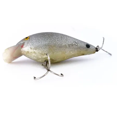 Vintage Cotton Cordell Big O, 2/3oz Gray fishing lure #10526