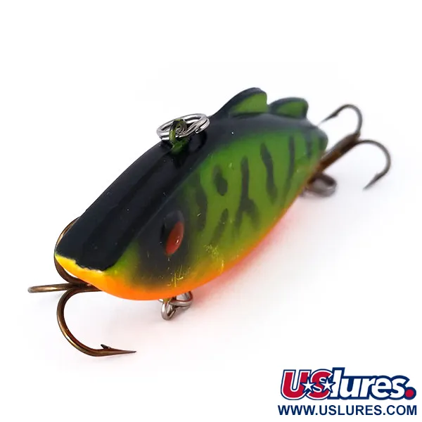 Vintage Norman N-Ticer UV, 1/2oz Fire Tiger fishing lure #10530