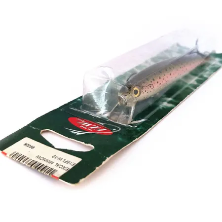 Rebel Excalibur Ghost Minnow, 1/4oz Rainbow Trout fishing lure #10532
