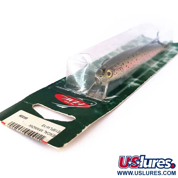   Rebel Excalibur Ghost Minnow, 1/4oz Rainbow Trout fishing lure #10532