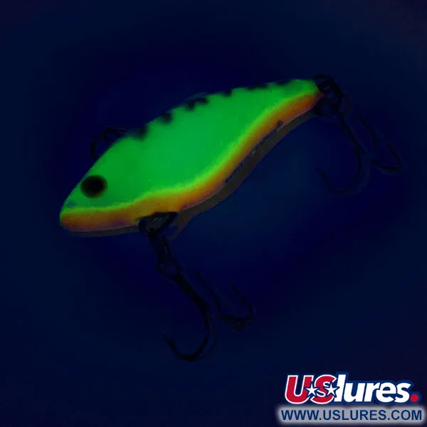 Vintage Rapala Rattl'n RAP UV, 3/16oz Fire Tiger fishing lure #10537