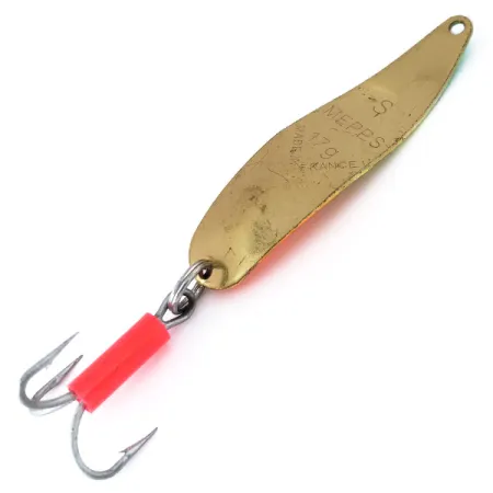 Vintage Mepps Syclops 2 UV, 3/5oz Fire Tiger fishing spoon #10538