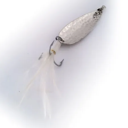 Panther Martin Svizzero Martellato con penna, 3/16oz Hammered Nickel fishing spoon #12240