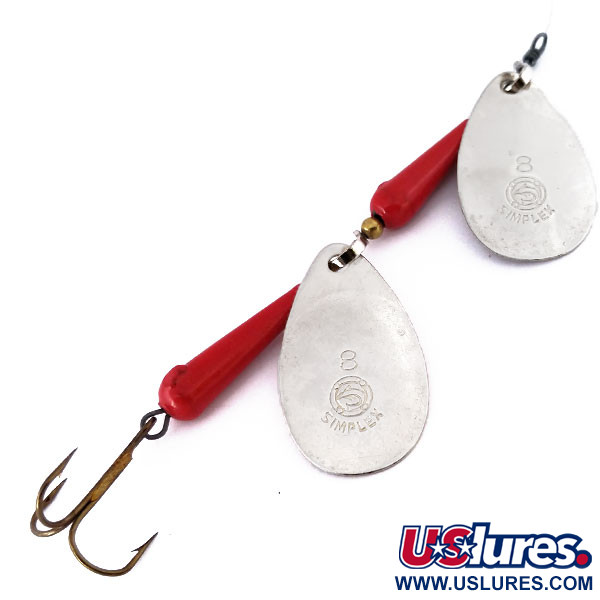   Panther Martin Simplex Tandem, 1/2oz Nickel / Red spinning lure #10546