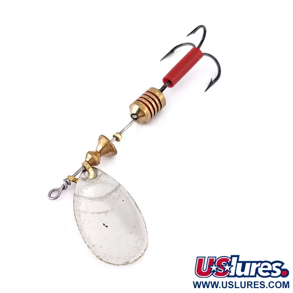 Vintage   Mepps Aglia 2, 3/16oz Silver spinning lure #10557