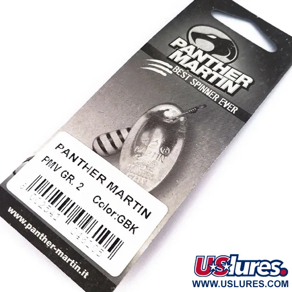 Panther Martin 2​ Con Punti, 3/32oz Gold / Black spinning lure #10561