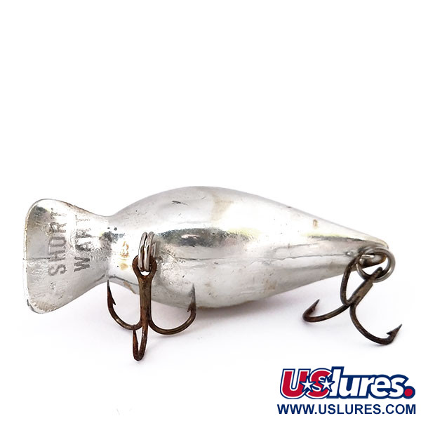 Vintage Storm Short Wart Pre Rapala, 1/4oz Silver fishing lure #17830