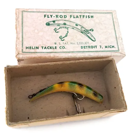 Helin Tackle Helin Flatfish F6, 3/32oz Frog fishing lure #10575