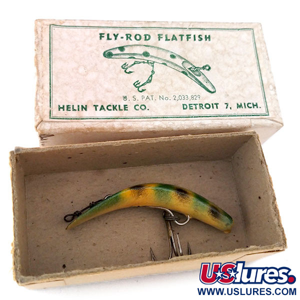 VINTAGE HELIN FLATFISH Lures Trout Fishing Lure In Packet $5.00