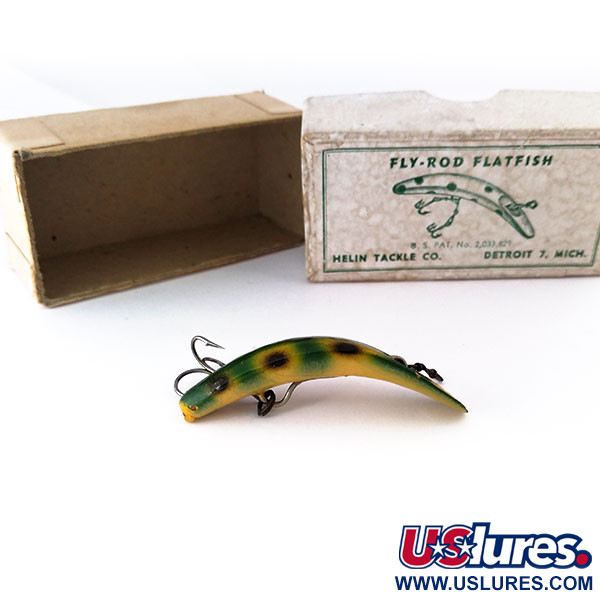 VINTAGE HELIN FLATFISH LURE in FROG SPOT - this is a known fish-catcher!  — Steemit
