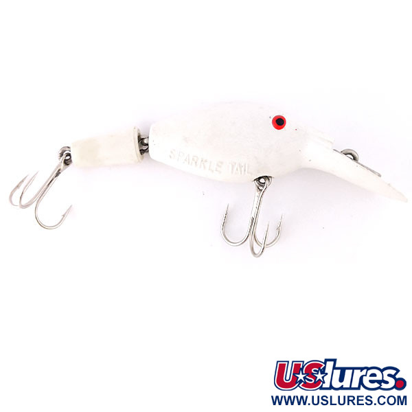 Vintage  Eppinger Sparkle Tail , 1/3oz White fishing lure #10582