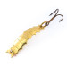 Vintage  Al's gold fish Goldfish Helgy, 3/16oz Gold fishing spoon #10591
