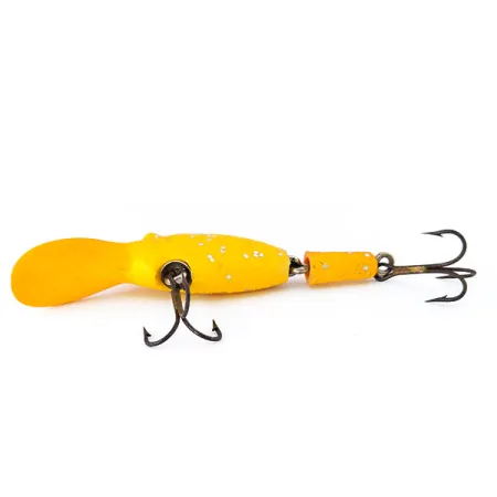 Vintage Eppinger Sparkle Tail, 3/16oz Yellow / Red / Glitter fishing lure #10592