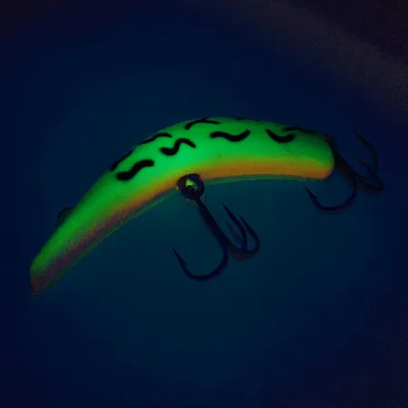 Vintage Lazy Ike, 1/4oz Fire Tiger fishing lure #10593