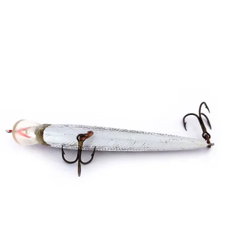 Vintage Norman Minnow Floater, 3/16oz Silver / purple fishing lure #10603