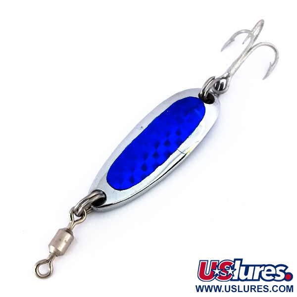  Luhr Jensen Krocodile, 1/4oz Nickel / Blue fishing spoon #15647