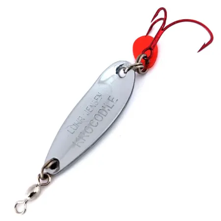 Vintage Luhr Jensen Krocodile , 1/3oz Rainbow fishing spoon #10609